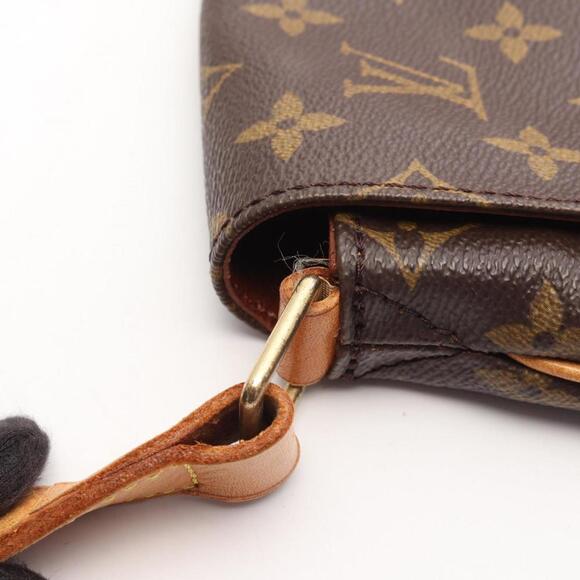 LOUIS VUITTON Brown Monogram Leather Shoulder Bag - Picture 10 of 13